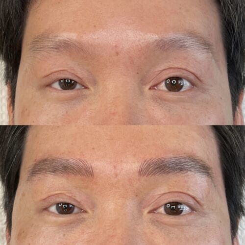 Microblading for Men by Chloe Wight of DAELA Scottsdale.