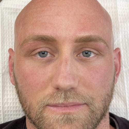 Microblading for Men by Chloe Wight of DAELA Scottsdale.