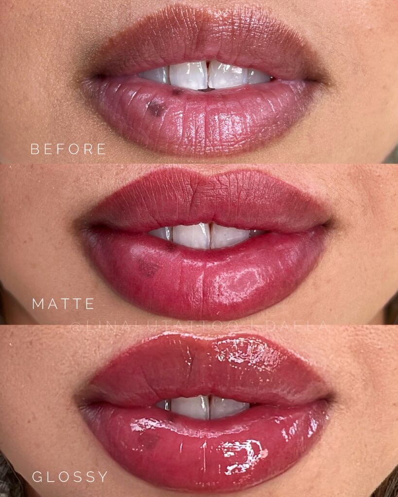 Lip Blush Glossy and Matte