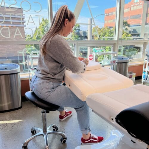 PMU Artist Stretches by Lina at DAELA