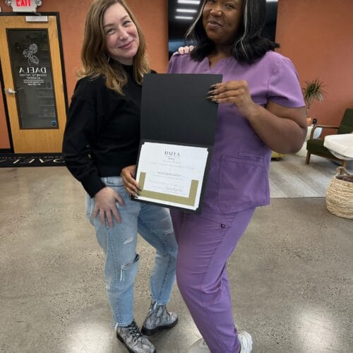 One on One Scar Camouflage Training at DAELA Academy by Shonna Roberts