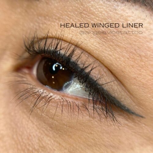 Winged eyeliner at DAELA Portland by Angela