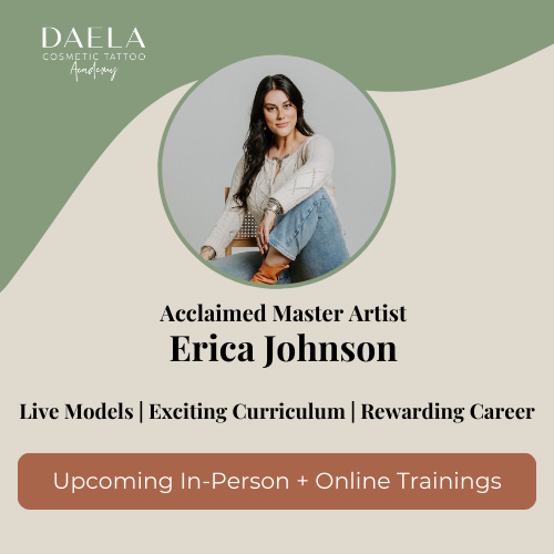 Microblading Training Erica Johnson DAELA Cosmetic Tattoo
