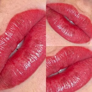 Lip Blush Tattoo Deep Red at DAELA Cosmetic Tattoo