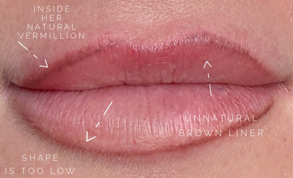 Fix Old Lip Blush Tattoos at DAELA