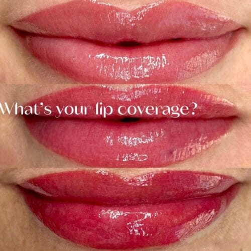 What's your lip blush coverage?