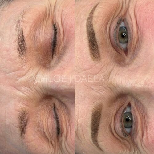 Ombre Powder Brows in Scottsdale at DAELA Cosmetic Tattoo