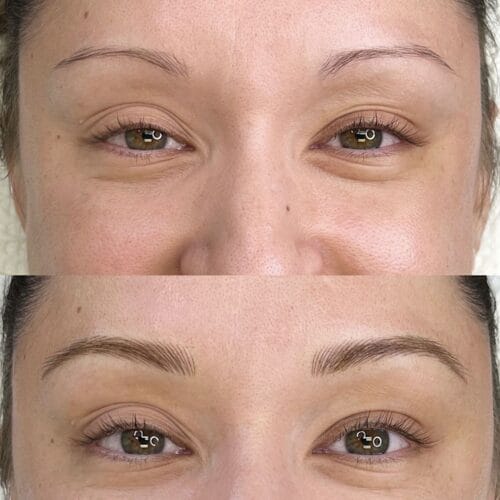 Microblading using nano needles at DAELA Scottsdale by Haley Wight