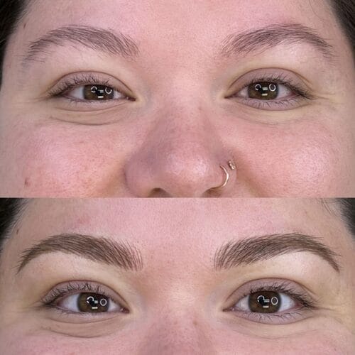 Microblading using nano needles at DAELA Scottsdale by Haley Wight