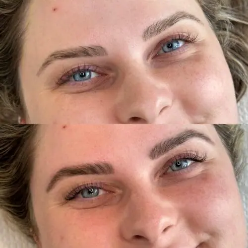 lash lift and tint
