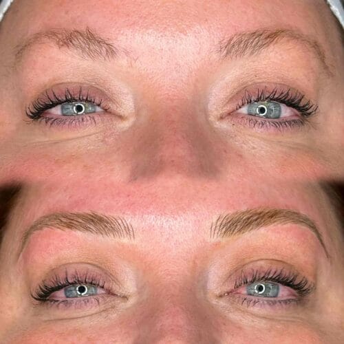 Microblading in Portland, Oregon at DAELA Cosmetic Tattoo by Kindra