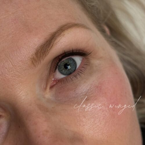 Classic & Winged Eyeliner Tattoo by Britt at DAELA