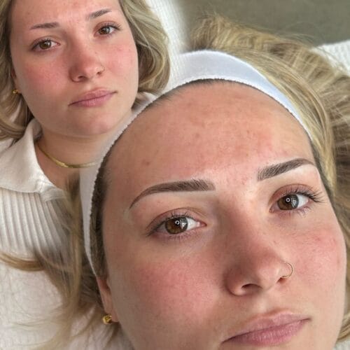 Combo Brow tattoo in Portland at DAELA