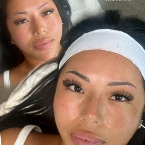 Combo Brow tattoo in Portland at DAELA