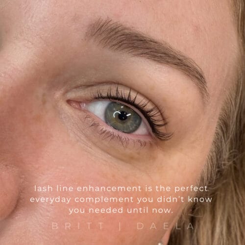 Lash Line Tattoo at DAELA Portland by Britt