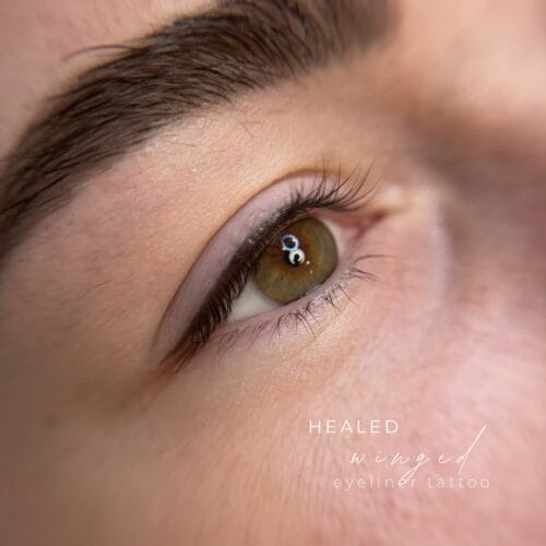 Classic & Winged Eyeliner Tattoo by Britt at DAELA
