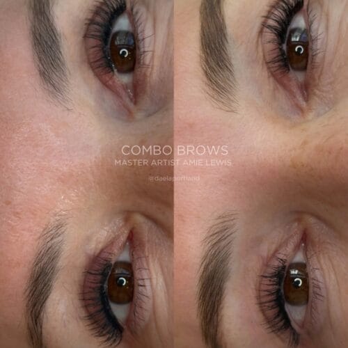 Combo Brows at Daela Cosmetic Tattoo in Portland by Amie Lewis