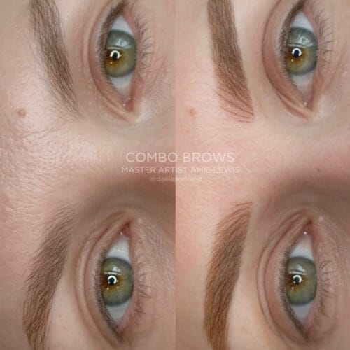 Combo Brows at Daela Cosmetic Tattoo in Portland by Amie Lewis