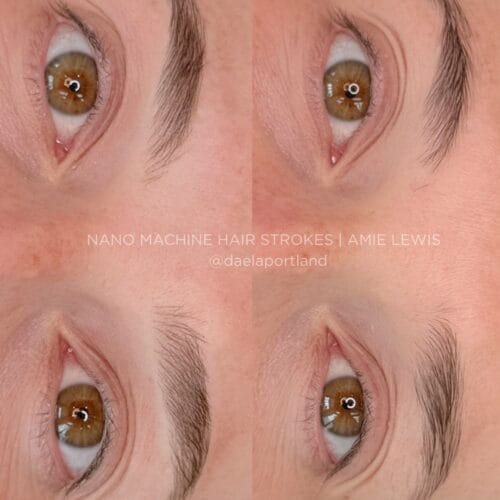 Combo brows in Portland at DAELA by Amie