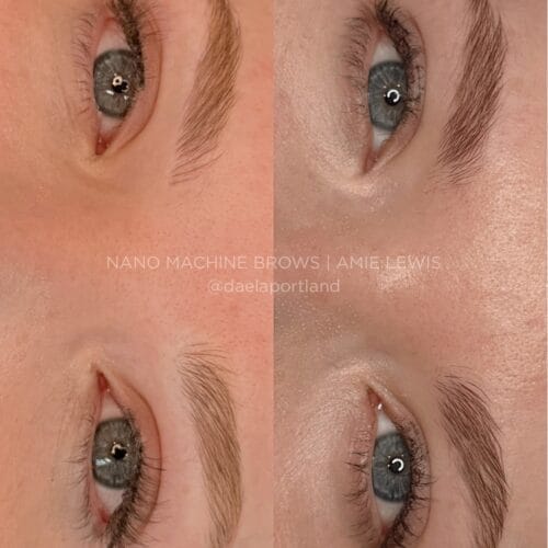 Combo brows in Portland at DAELA by Amie