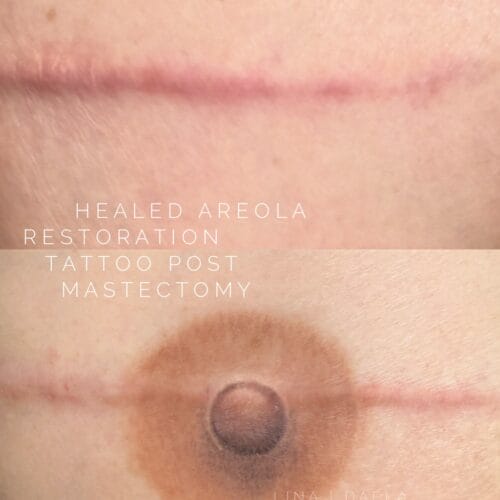 Areola Restoration Tattoo in Portland at DAELA by Lina