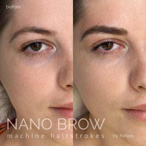 Machine Nano Brows in Scottsdale DAELA Cosmetic Tattoo by Kellee