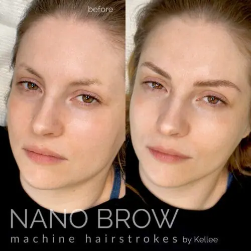 Machine Nano Brows in Scottsdale DAELA Cosmetic Tattoo by Kellee