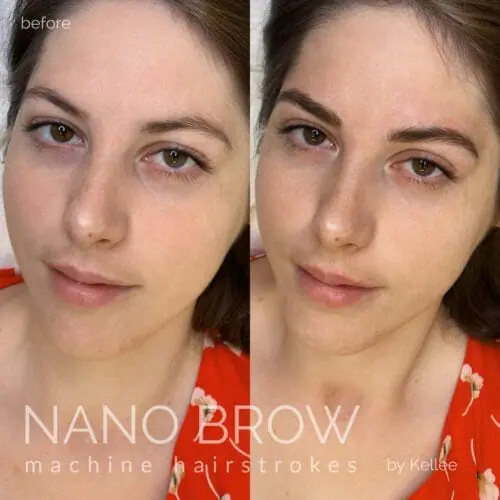Machine Nano Brows in Scottsdale DAELA Cosmetic Tattoo by Kellee
