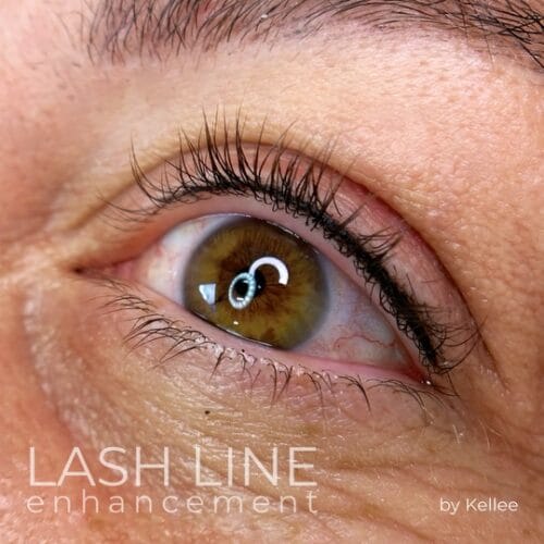 lash line enhancement eyeliner tattoo by Kellee at DAELA Scottsdale