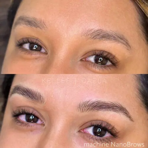 Machine Nano Brows in Scottsdale by Kellee at DAELA