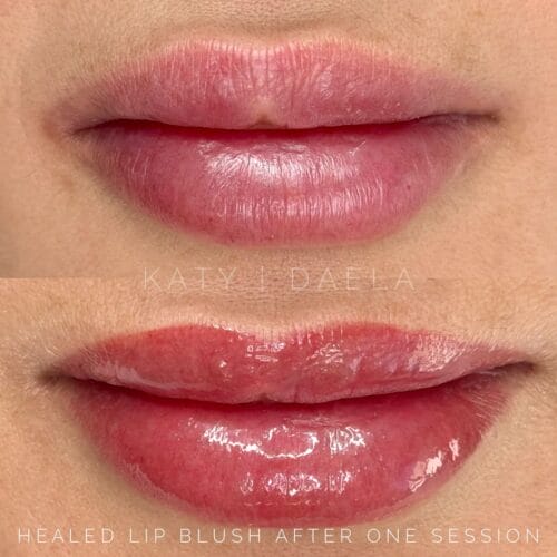 Lip Blush Tattoo at DAELA Scottsdale by Katy