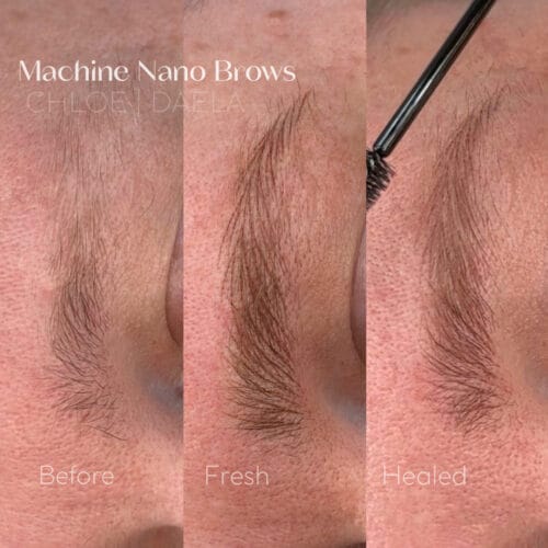 Machine Hairstrokes in Scottsdale at DAELA by Chloe