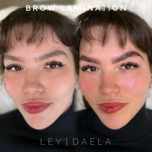 Brow lamination in Scottsdale at DAELA
