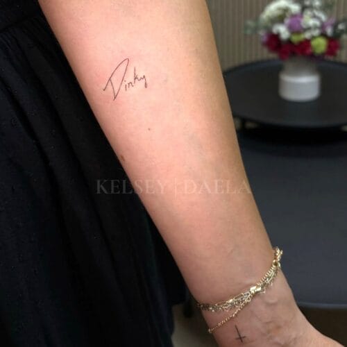 Fine Line Tattoos by Kelsey at DAELA