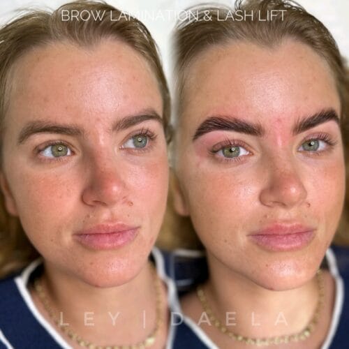 Brow lamination in Scottsdale at DAELA