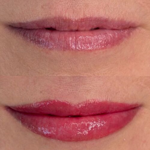 Lip Blush Tattoo at DAELA Scottsdale by Kelsey