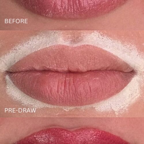 Lip Blush Tattoo at DAELA Scottsdale by Kelsey