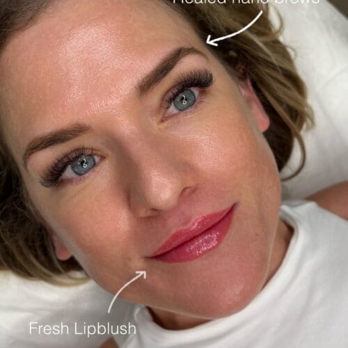 Lip Blush Tattoo at DAELA Scottsdale by Kelsey