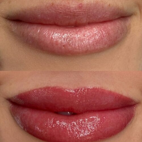 Lip Blush Tattoo at DAELA Scottsdale by Kelsey