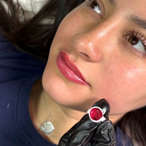 Lip Blush Tattoo at DAELA Scottsdale by Kelsey