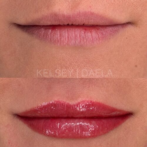 Lip Blush Tattoo at DAELA Scottsdale by Kelsey