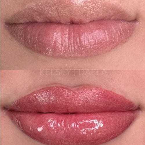 Lip Blush Tattoo at DAELA Scottsdale by Kelsey