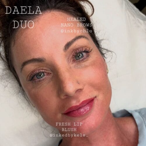 Lip Blush Tattoo at DAELA Scottsdale by Kelsey