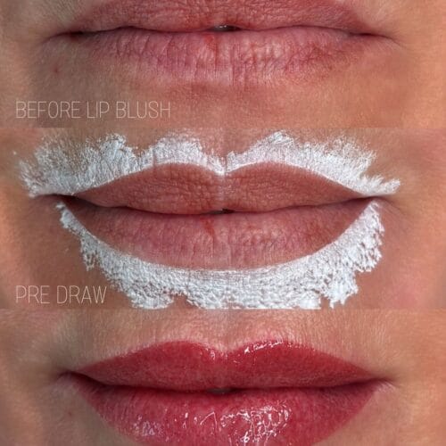 Lip Blush Tattoo at DAELA Scottsdale by Kelsey