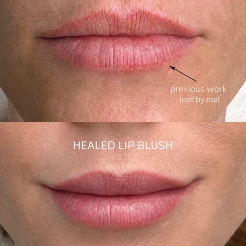 Lip Blush Tattoo at DAELA Scottsdale by Kelsey