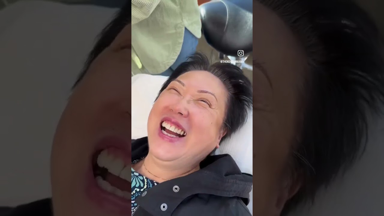 Korean mom gets her brows done by Amie Lewis at Daela cosmetic Tattoo, ￼portland , Oregon ￼
