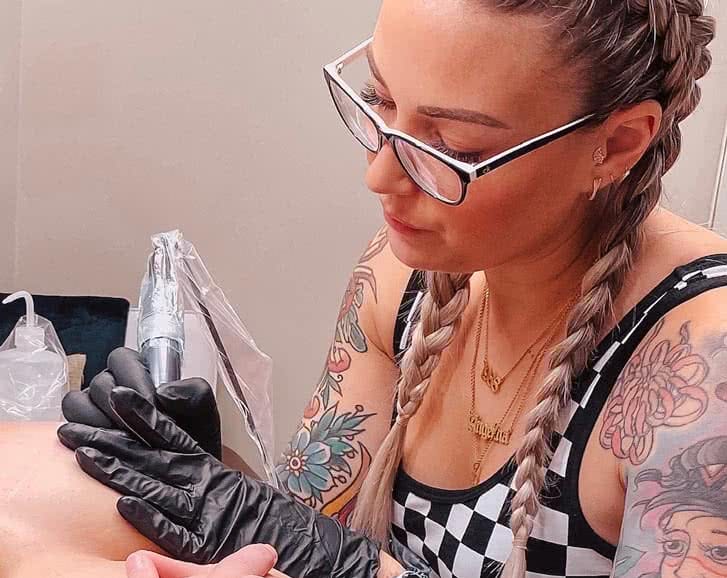Tattoo Artist Restoring Areola