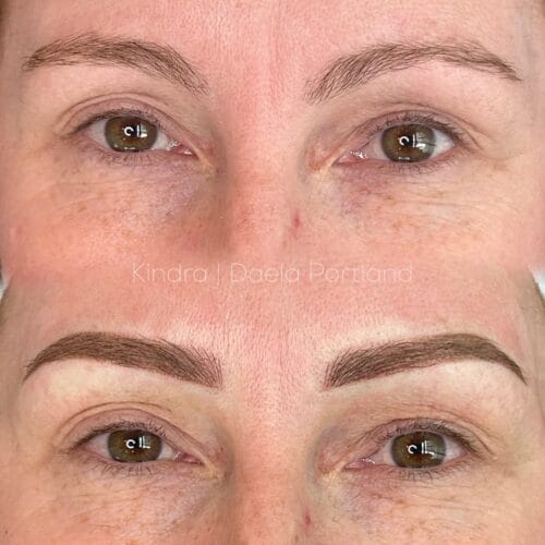 Combo Brows in Portland Oregon at DAELA