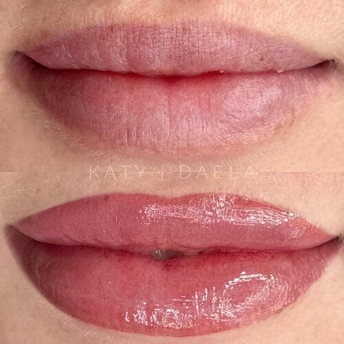 Lip Blush Tattoo by Katy at DAELA Scottsdale