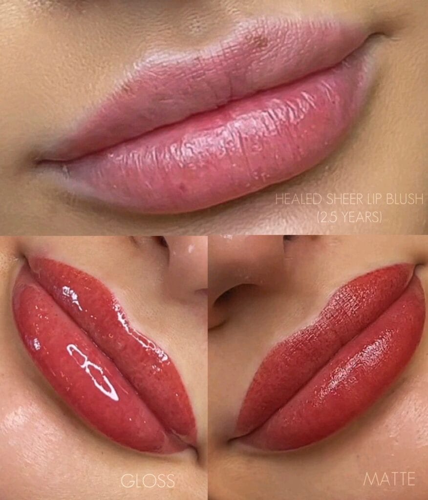 Lip Blush Tattoo at DAELA Cosmetic tattoo